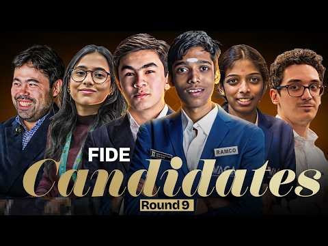 FIDE Candidates 2026 | Round 9 | Pragg vs Wei Yi, Vaishali vs Divya