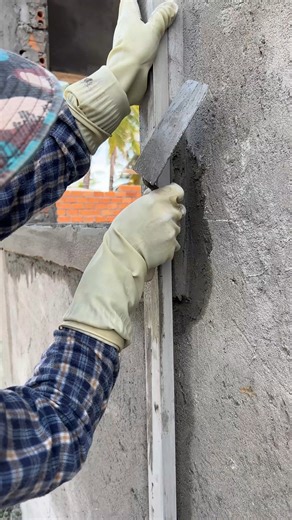 Easy Construction Sand and Cement Rendering on Concrete Columns - How to Building Concrete Columns | Creative Handmades Ideas Diy