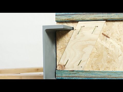 e-joist connections: slot cutting into steel beams