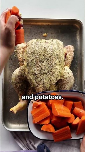 One pan for a full roast? Yes please 🍗