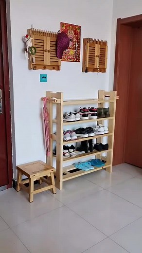 DIY Wooden Shoe Rack - Handmade Woodwork Tutorial