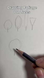 10K views · 379 reactions | Drawing foliage on trees can be tricky. Here’s a quick way how to do it! | The Artery Art Shop and Classes | Facebook