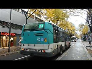 RATP A bord du Irisbus Citélis 12 n° 5215 (ligne 61)