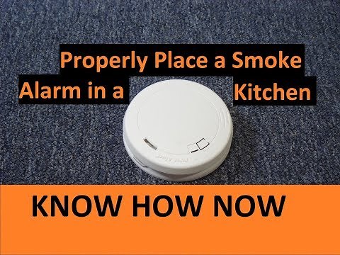 Where to Put a Smoke Alarm or Smoke Detector in a Kitchen