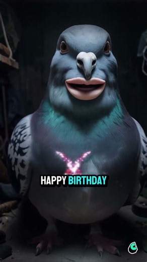 mr. pigeon sing happy birthday to you 🥳 | ai weird pigeon sing for you | cantina