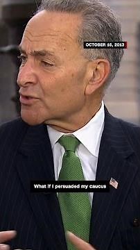 See what Schumer said in the past about government shutdowns