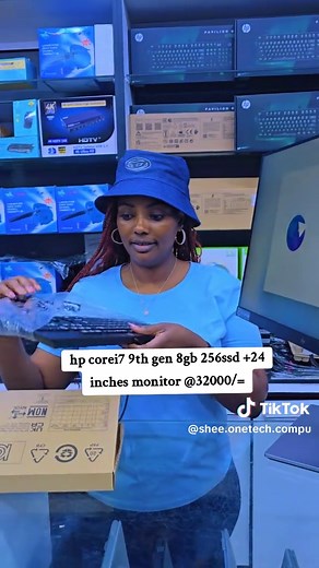 HP Core i7 Desktop with 24-Inch Monitor for Sale