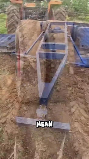 This tractor-drawn land leveler smooths every inch of soil with precision. #SmartFarming #Engineering #LandLeveling #fblifestyle | Metzgerei Ogunquit Studio