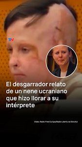 630K views · 11K reactions | "Esa fue la última vez que vi a mi mamá" | Roman Oleksiv conmocionó al Parlamento Europeo al recordar cómo sobrevivió a un ataque con misiles rusos en la ciudad ucraniana de Vínnytsya, en el que murió su mamá. | TN Todo Noticias | Facebook