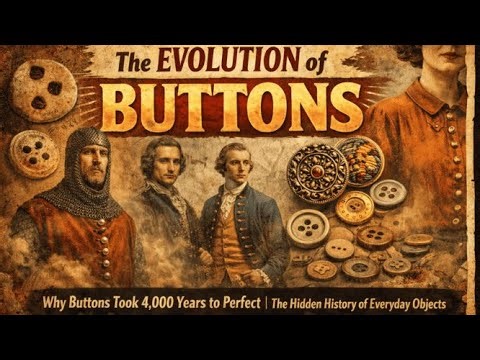 The Evolution of Buttons l Why Buttons Took 4,000 Years to Perfect | The Hidden History of Everyday