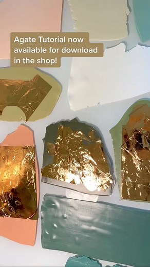 Agate Polymer Clay Tutorial Available Now