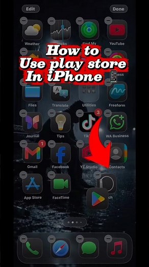 How to using play store in iPhone 📱