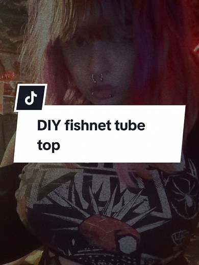 DIY Fishnet Tube Top: Creative Upcycling Tutorial