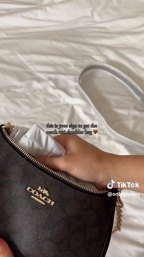 such a classic bag #coach | Coach Teri Shoulder Bag