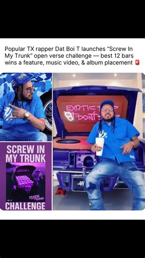 FloridaFoos 🌊 on Instagram: "@itzdatboit - Screw In My Trunk (Open Verse Challenge) DROP YOUR HOTTEST 12 BARS ON THIS TRACK & SHARE IT ACROSS ALL SOCIAL MEDIA PLATFORMS !! Stream / Download File Here: https://untitled.strea... THE BEST VERSE WINS A FEATURE + MUSIC VIDEO WITH DAT BOI T AS WELL AS PLACEMENT ON HIS NEXT ALBUM!!! MAKE SURE TO TAG @ItzDatBoiT & USE HASHTAGS #DatBoiT #ScrewInMyTrunkChallenge #openversechallenge"