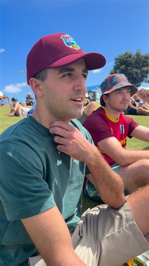 WINDIES Cricket on Instagram: "From the UK to Bay Oval 🇬🇧➡️ Twin brothers Idris & Gethin supporting their favourite team 🙌 #NZvWI | #MenInMaroon"