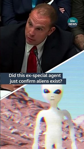 Did this ex-special agent just confirm aliens exist? #aliens #ufo #usa #space #congress