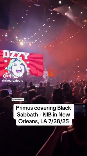 Primus Covers NIB by Black Sabbath in New Orleans