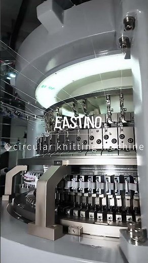 36 inch Double Jersey Rib Transfer Jacquard Circular Knitting Machine #eastino #knittingmachine