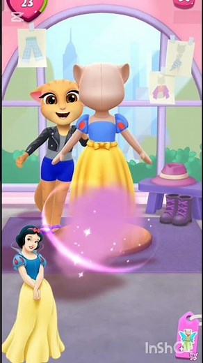 Angela cosplay snow white 😍