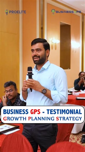Pro Elite Management Consultants on Instagram: "Growth doesn’t happen by chance — it happens by design. This testimonial showcases how Business GPS replaces chaos with clarity and effort with efficiency. When systems lead the way, results follow naturally. 📊 Start building a business that scales with confidence through the Business GPS Session. 📞 99406 00860 🌐 www.proeliteindia.com #BusinessGPS #ProElite #SystemLedGrowth #BusinessDesign #OperationalExcellence #ScaleWithConfidence #entrepreneu