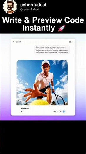 "Write & Preview Code Instantly "! 🚀 #shorts #ai #gemini