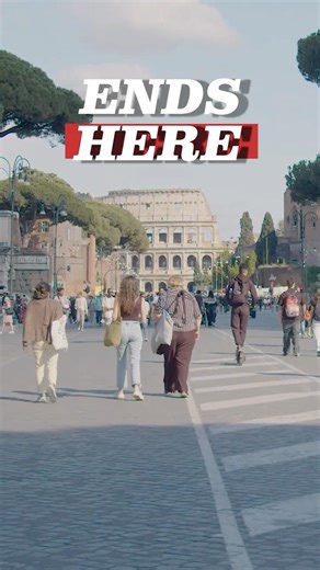 This Walk Through Rome Leads to the Colosseum