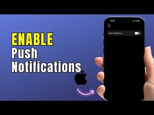 How To Enable App Notifications on iPhone | Turn On Push Notifications 2026