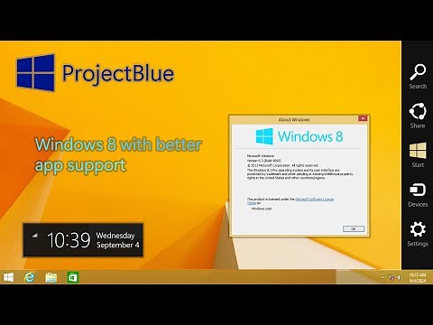 Windows 10 but it looks like Windows 8.1 (ProjectBlue review)