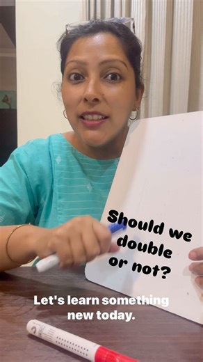 18K views · 543 reactions | When to Double in the Middle? 樂✏️ Ever...