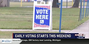 Early Voting starts tomorrow for the Gubernatorial Election
