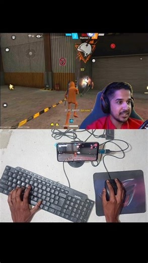 Free fire keyboard mouse gameplay | gaming shorts | #shorts