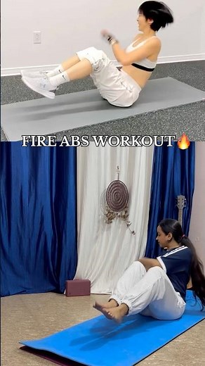 Intense Fire Abs Workouts – Feel the Burn 🔥| Inspired by @YogaSongHayeon #absworkout #burnbelly