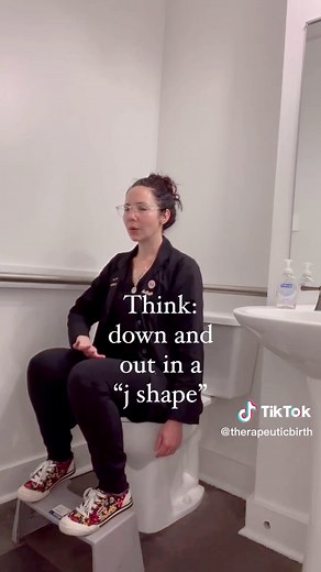 "J shaped" breathing is a much different approach to push a baby out w...