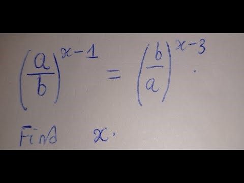 Awesome algebra and precalculus tricks for solving an interesting exponential equation