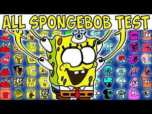 100 SPONGEBOB TEST | FNF Character Test | Gameplay VS Playground