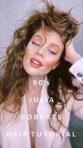 Julia Roberts 90s Vintage Prom Look Hair Tutorial