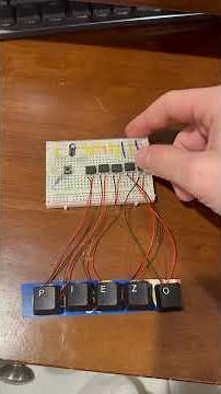 Piezoelectric powered keyboard prototype