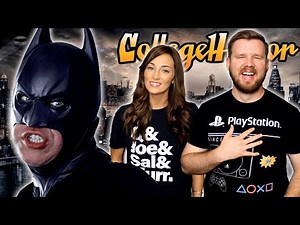 My girlfriend watches College Humor's Badman for the FIRST time (Batman Parody) || Part Two