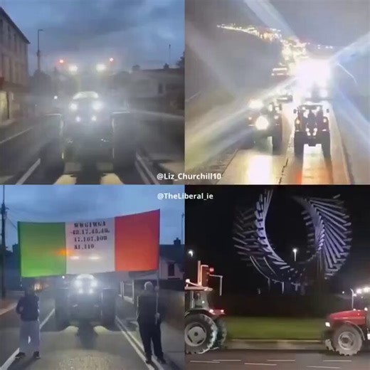 KEEP GOING, IRELAND! 🇮🇪Shut it all down. Starve the traitors.No fuel. No food. No surrender.Do you support the Irish people taking their country back from globalist traitors? Yes or No? 👇
