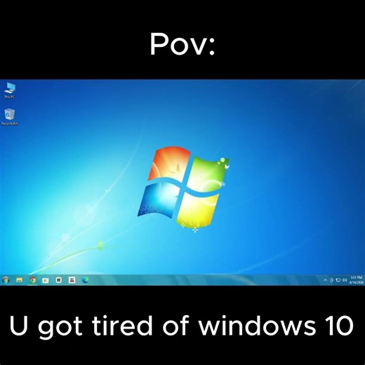 Pov: you got sick of windows 10 #windows10#windows10#shorts