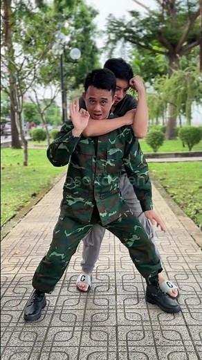 self-defense 9, posterior strangulation [THAO SELF DEFENSE] #vothuat #kungfu #martialarts #shorts