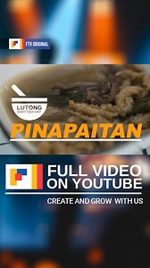 Panoorin ang home-cooked version ni Rommel ng Pinapaitan—isang kilalang Ilocano dish na may makasaysayang ugat sa hilagang Luzon. Kilala sa mapait nitong lasa na galing sa apdo ng baka o kambing, ang Pinapaitan ay isa sa mga tunay na patunay ng tapang at linamnam ng lutuing Pilipino!  Watch the full video on our Youtube channel. | Filipino TV | Facebook