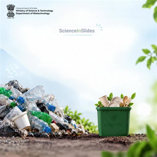 #scienceinslides #biopolymers #biodegradation #circularbioeconomy #sustainability #wastemanagement | Department of Biotechnology