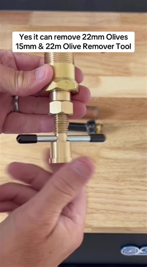 Olive Remover Tool for 15mm and 22mm Pipes