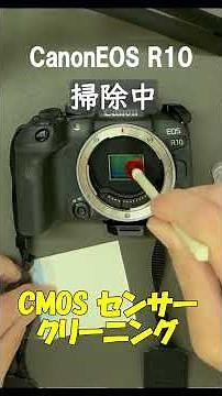 Canon EOS R10 CMOS sensor cleaning