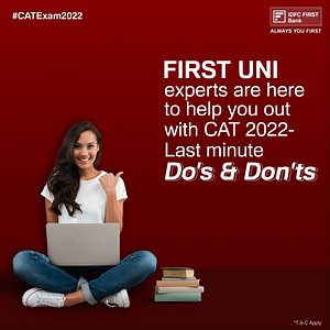 1K views · 63 reactions | As D-Day approaches for CAT 2022, our FIRST UNI experts have got the winning strategy for you. Your first session with our counsellors is absolutely free! Connect now: https://bit.ly/CATEXAM2022 #AlwaysYouFirst #IDFCFIRSTBank #CATExam2022 | IDFC FIRST Bank | Facebook