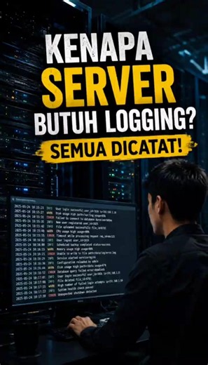 Kenapa Server Butuh Logging? Semua Dicatat! #ai #server #cybersecurity