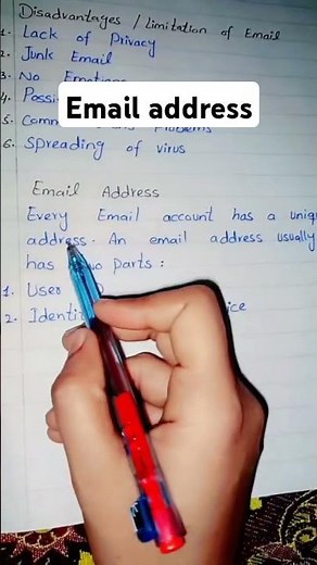 Define e-mail addres? what is email addres? Definition of email address? #computer