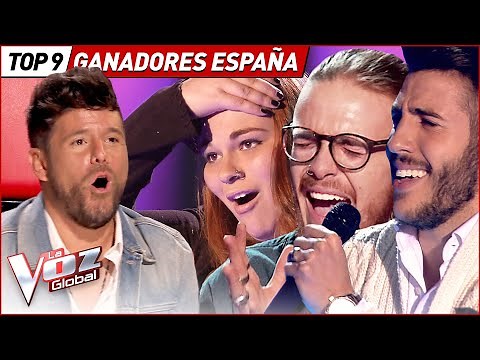 Todos los GANADORES de LA VOZ ESPAÑA hasta la fecha